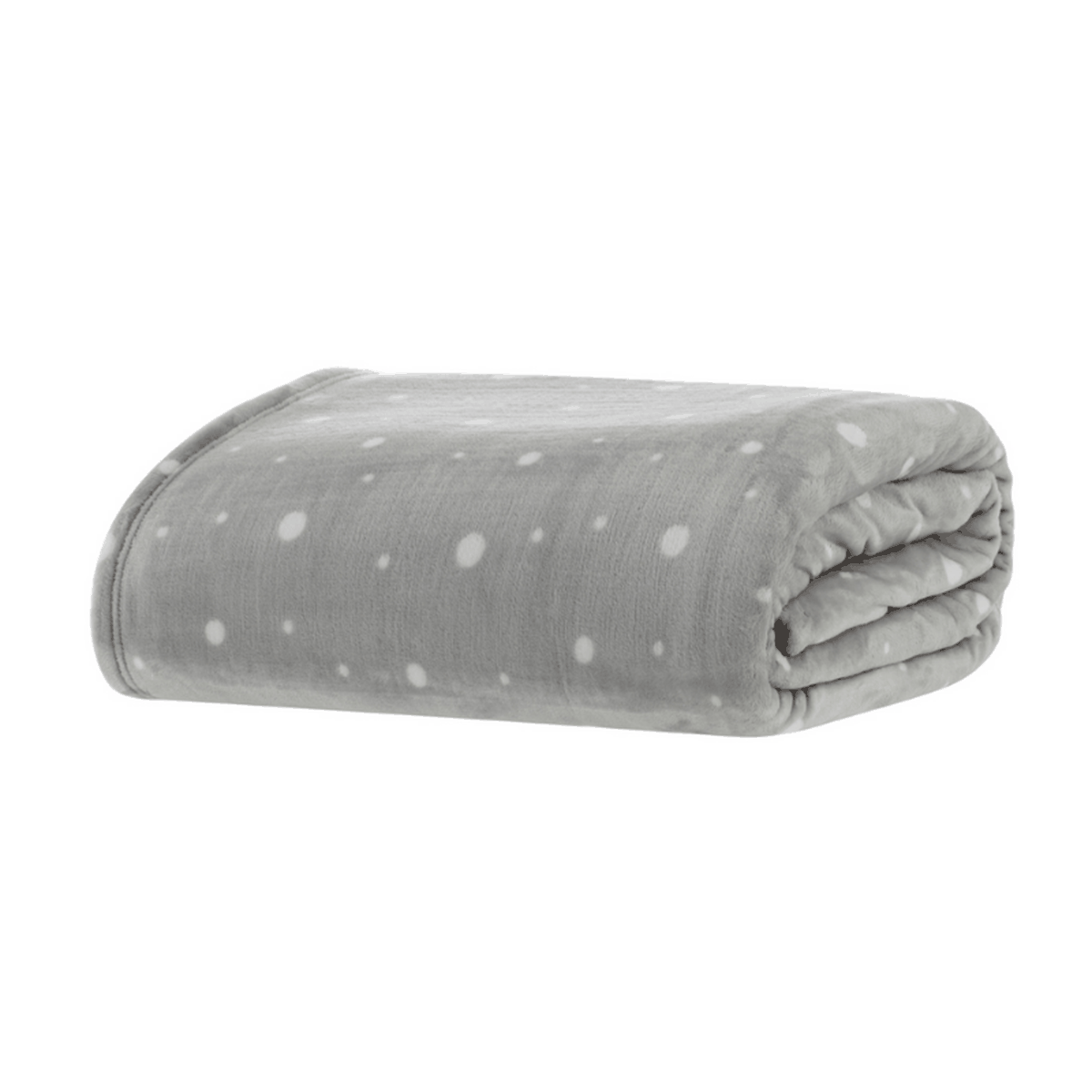 Cobertor Blanket Vintage Kacyumara Prata Poá