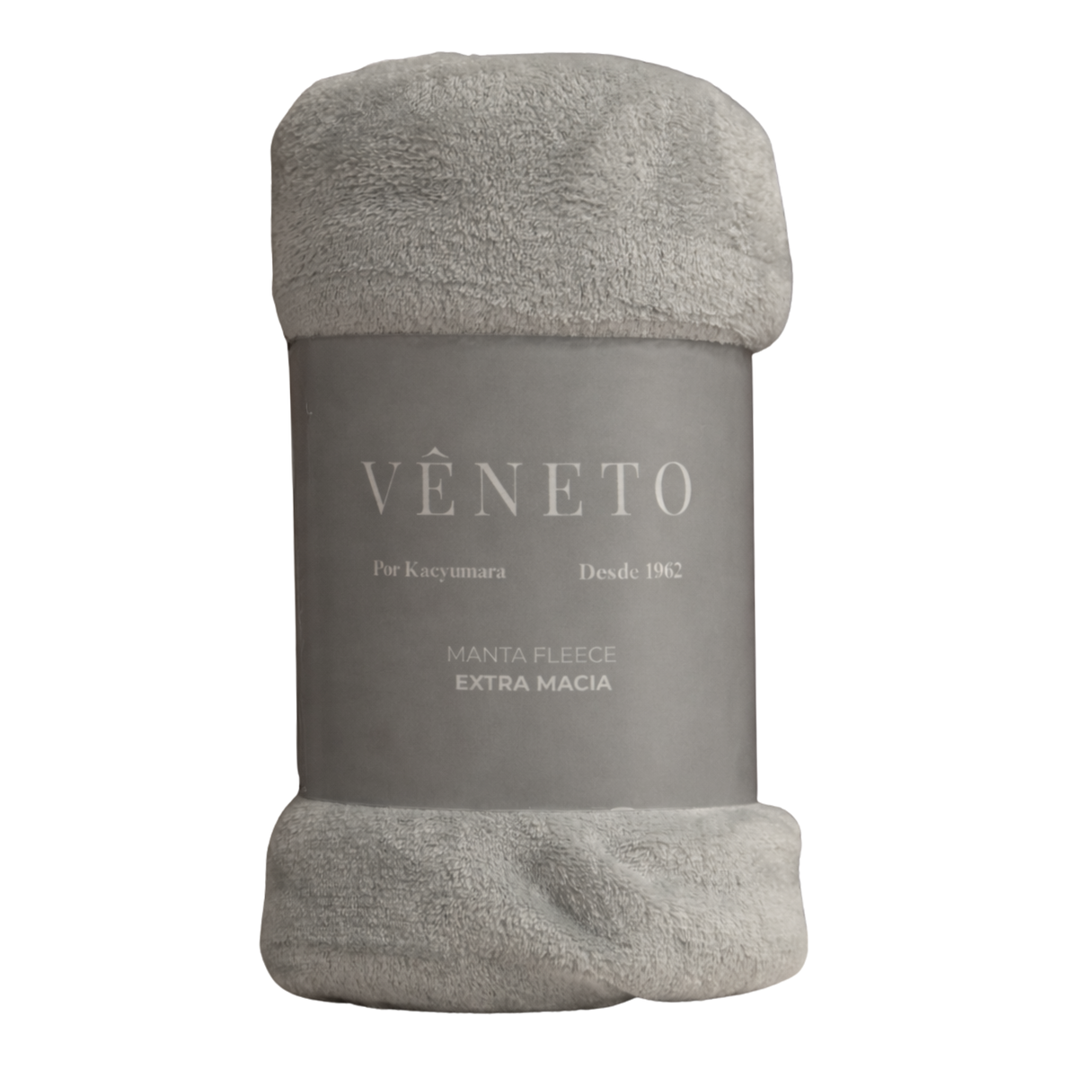 Manta Fleece Microfibra 180g Vêneto Cinza