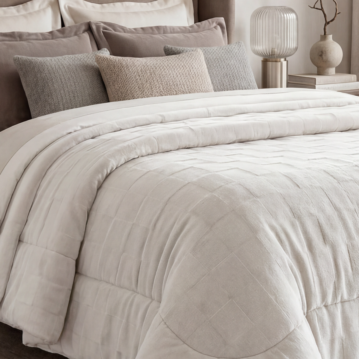 Cobertor Duo Blanket Turim Vêneto Off - White