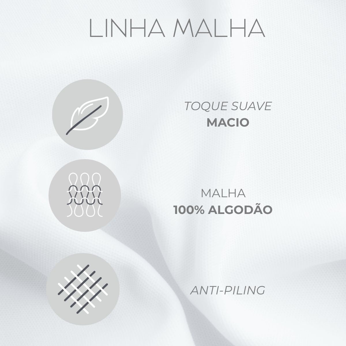 Lençol de Elástico Malha 100% Algodão Sofee Kacyumara Off White