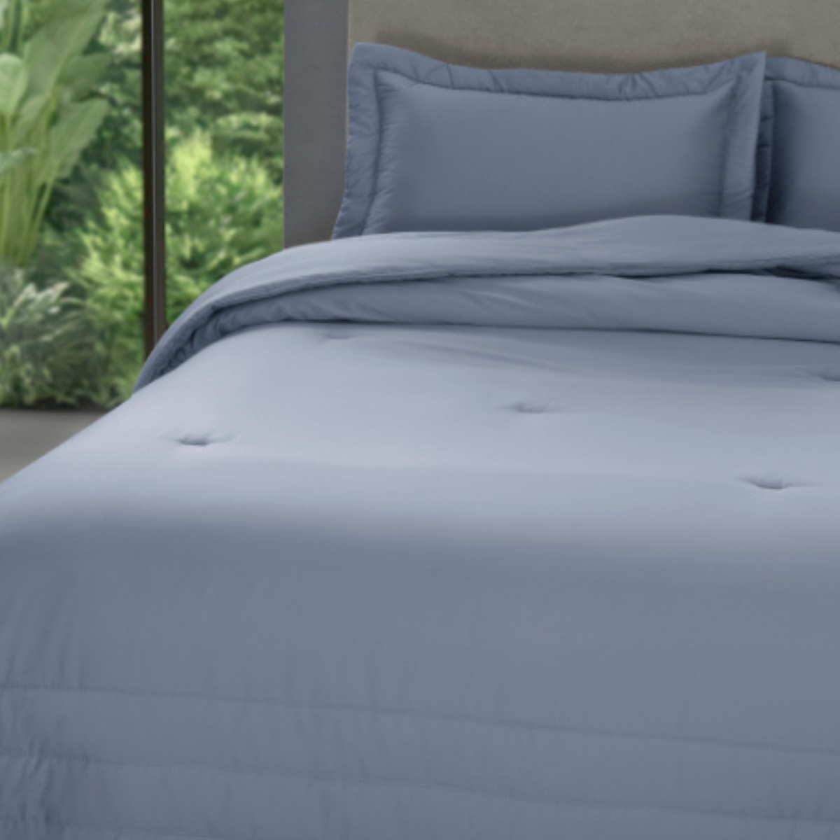 Colcha 300 Fios Confort Montez Kacyumara Blue Jeans