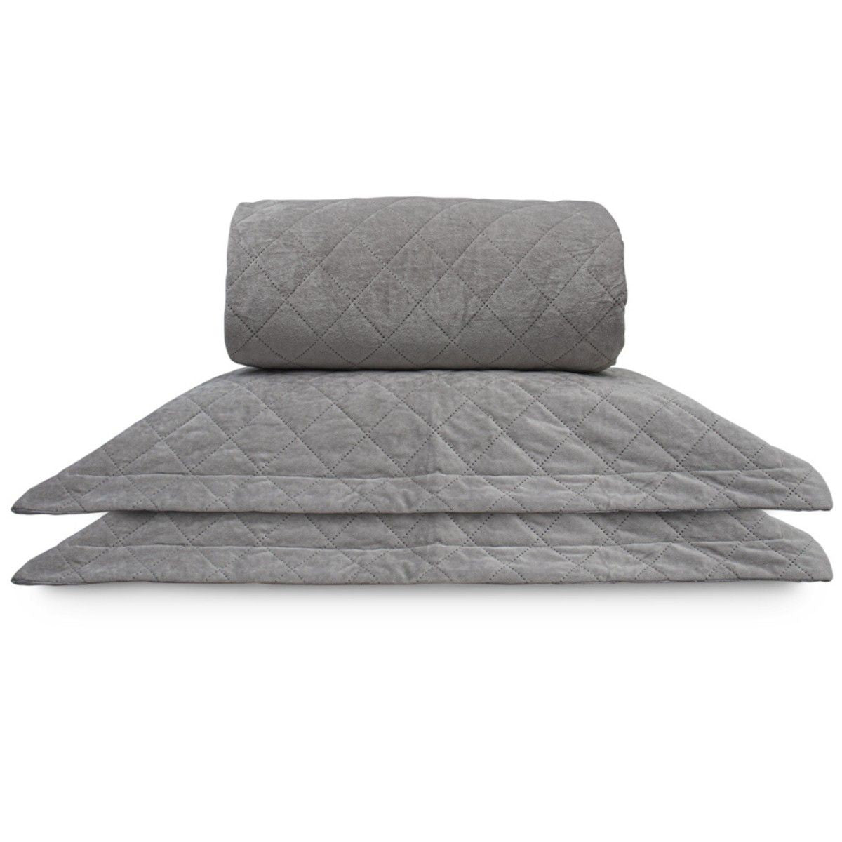 Kit Colcha Microfibra Aveludada Velvet