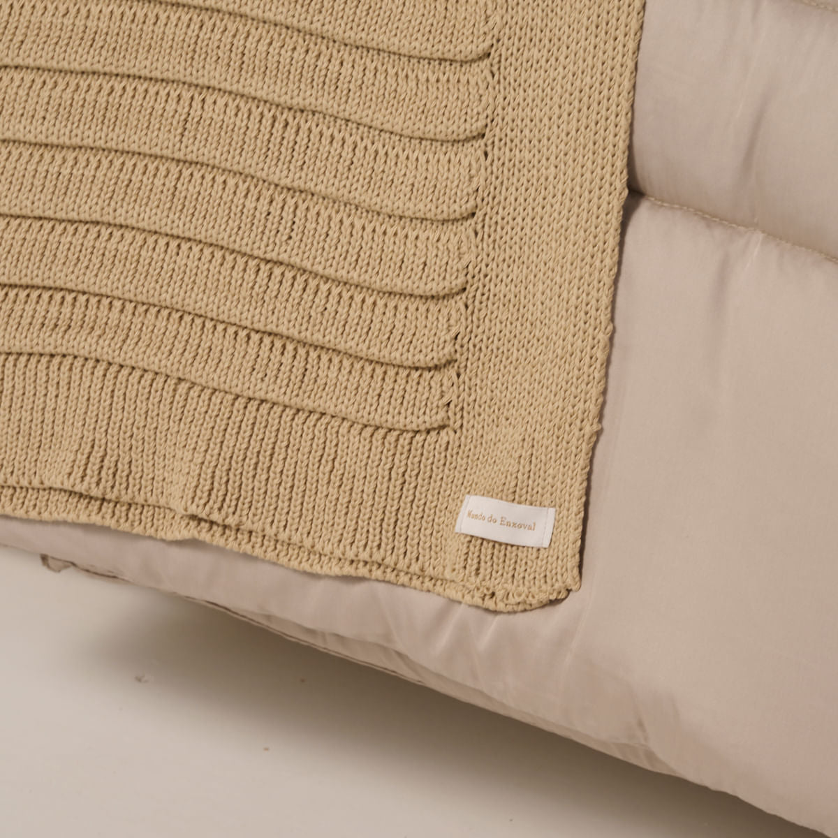 Peseira Tricot Unique - Bege