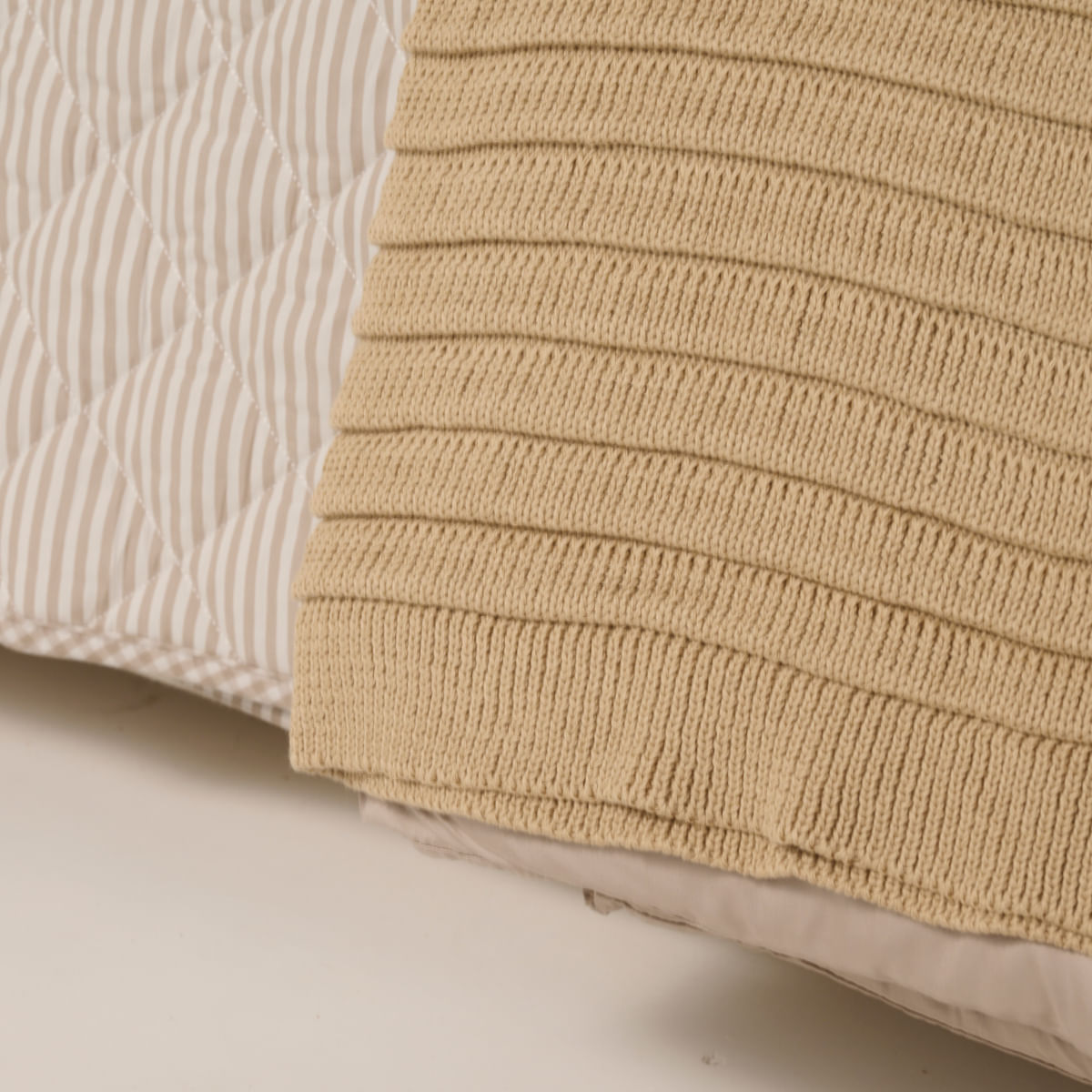 Peseira Tricot Unique - Bege