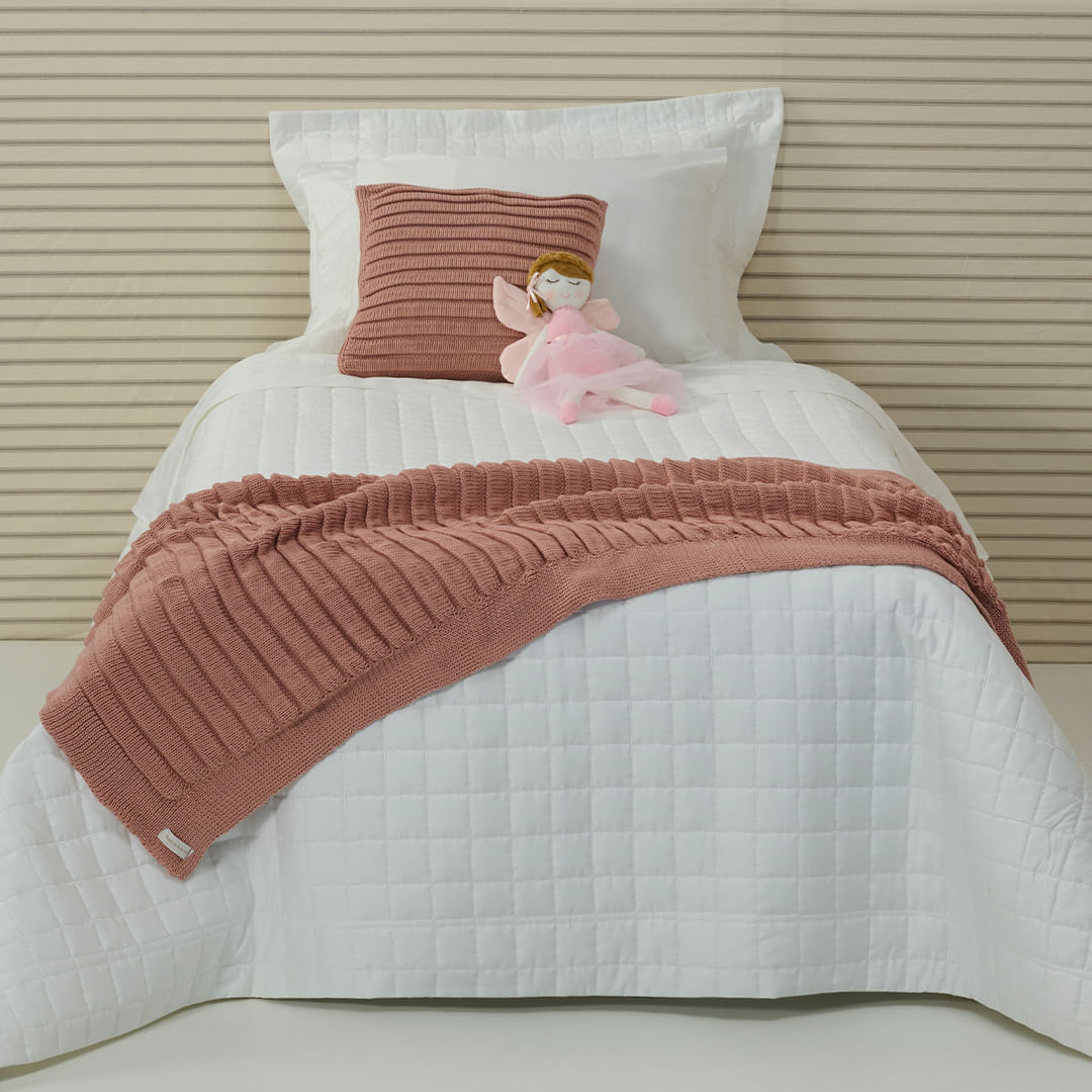 Peseira Tricot Unique - Rosa