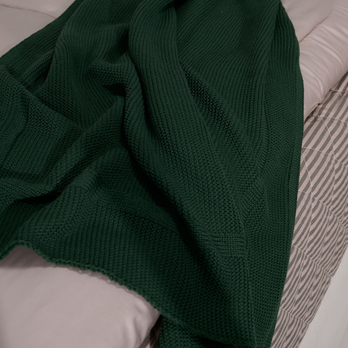 Peseira De Tricot Infinite - Verde Escuro