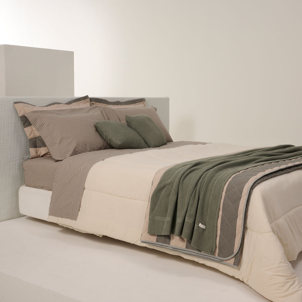 Peseira Tricot Infinite Me - Verde Mescla