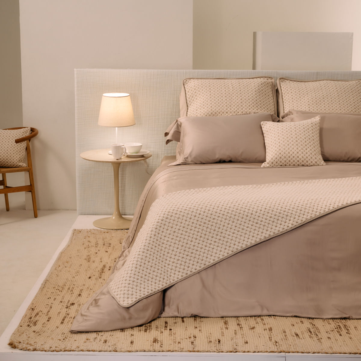 Peseira Marrakech - Off White / Caqui