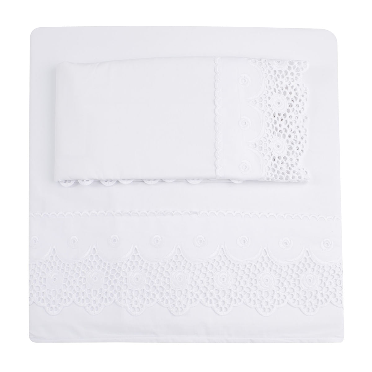 Capa De Edredom Riviera 200 Fios - Branco