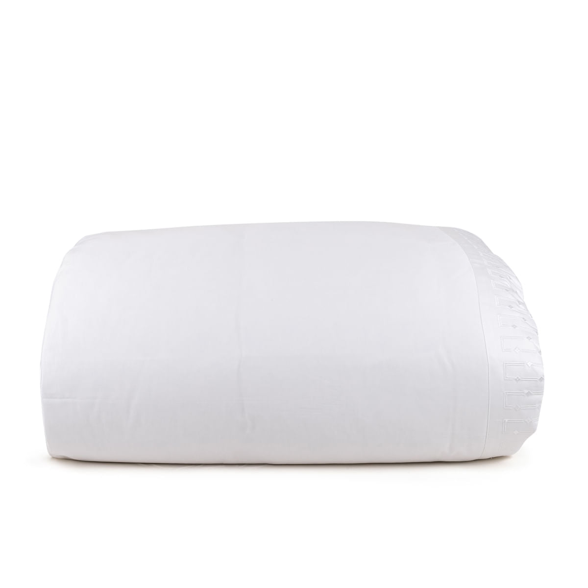 Capa De Edredom Ventura 320 Fios - Branco / Branco