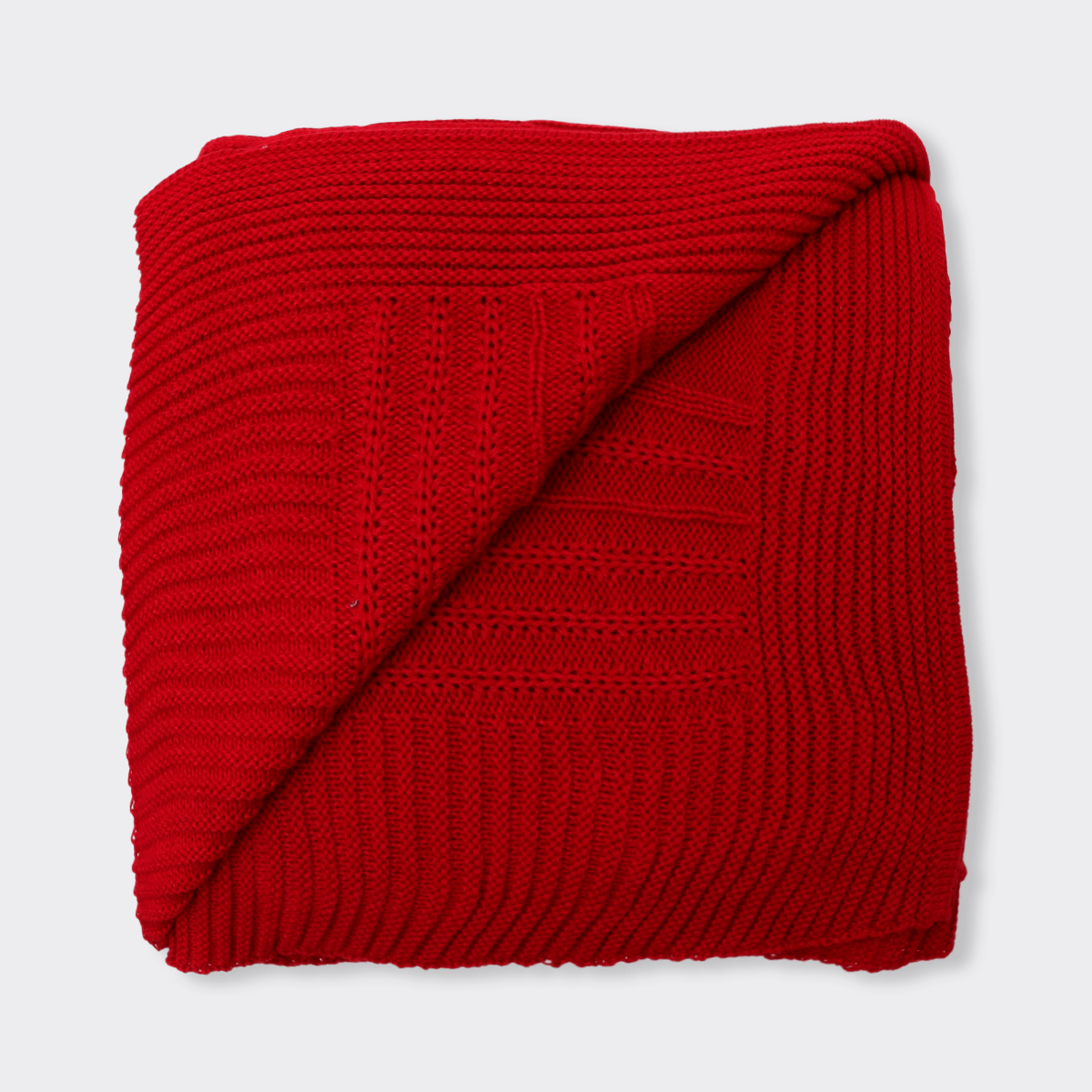 Peseira De Tricot Tranças - Vermelho