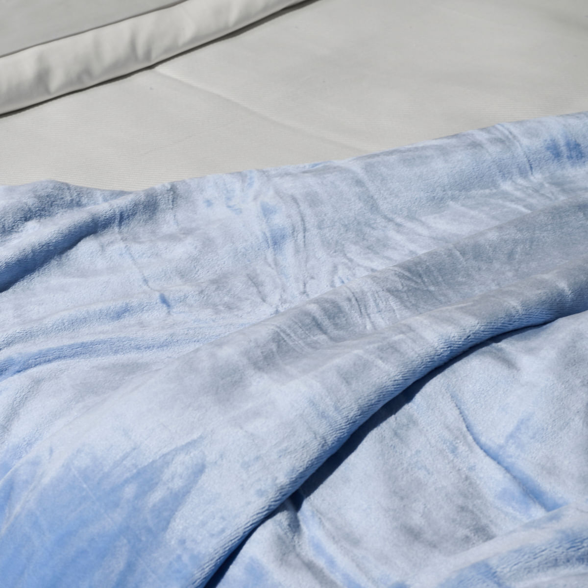Cobertor Supreme Super Soft - Azul Claro