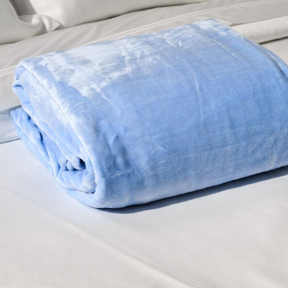 Cobertor Supreme Super Soft - Azul Claro