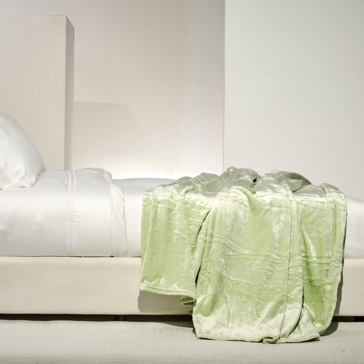 Cobertor Supreme Super Soft - Verde Sage