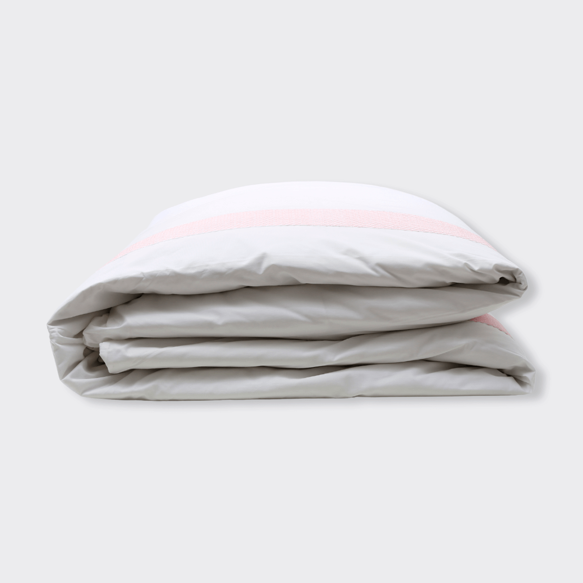 Capa De Edredom Harmonia - Branco / Rosa