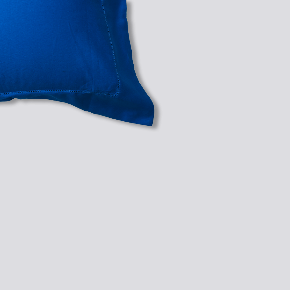 Jogo De Lençol Ajour 320 Fios - Azul Royal Verão