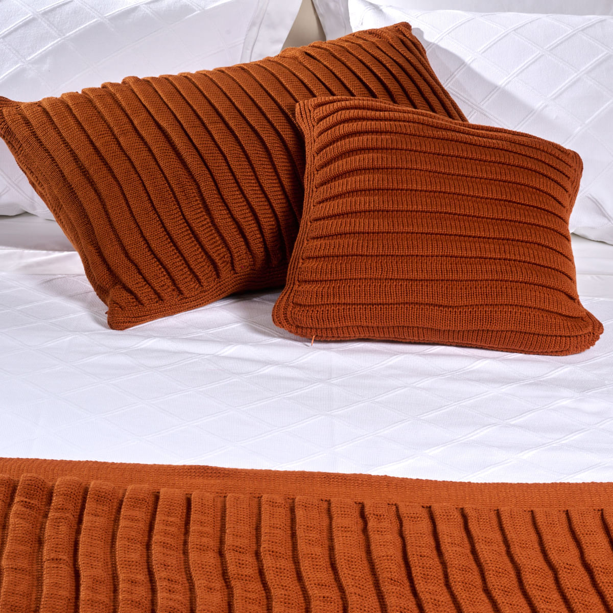 Peseira Tricot Unique - Terracota