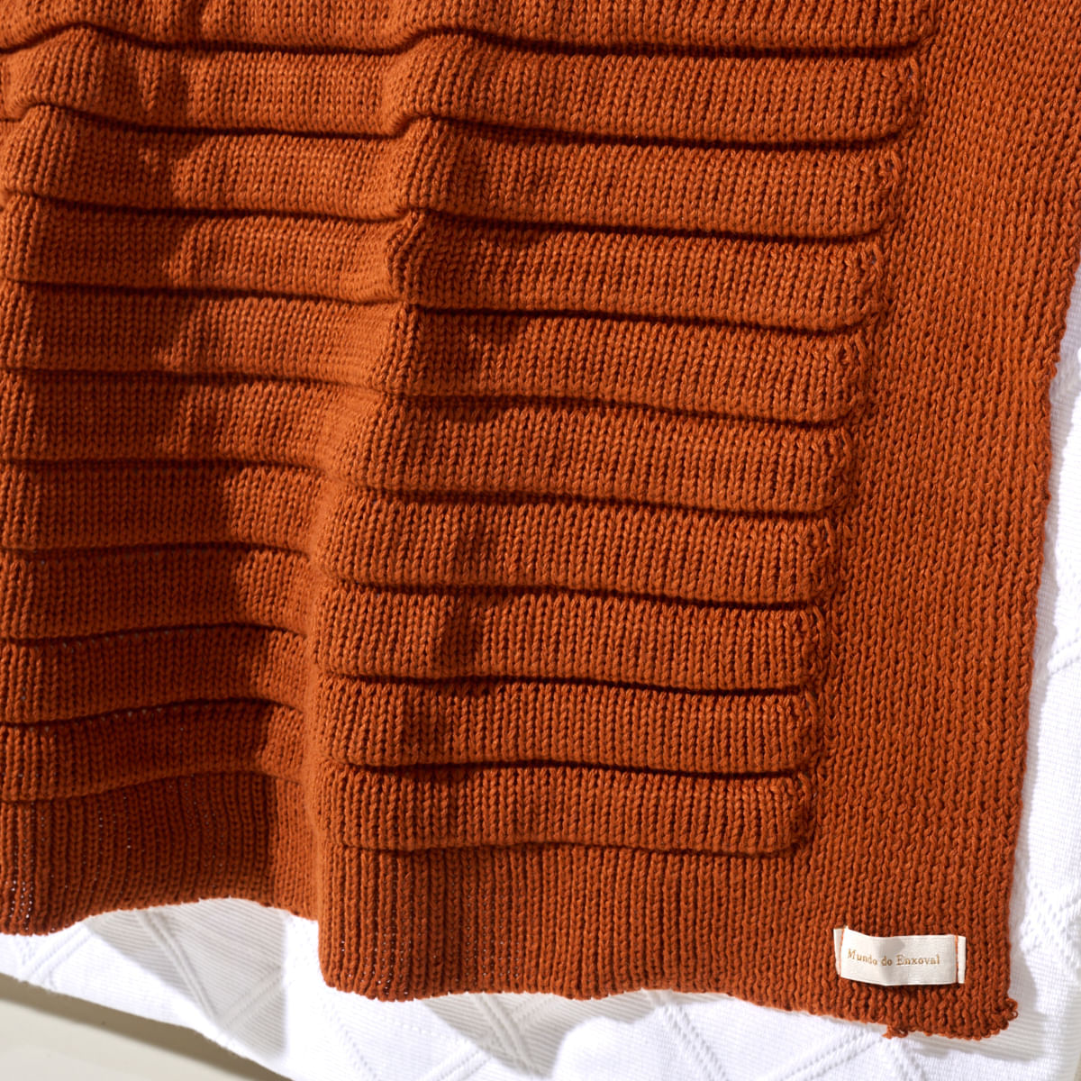 Peseira Tricot Unique - Terracota